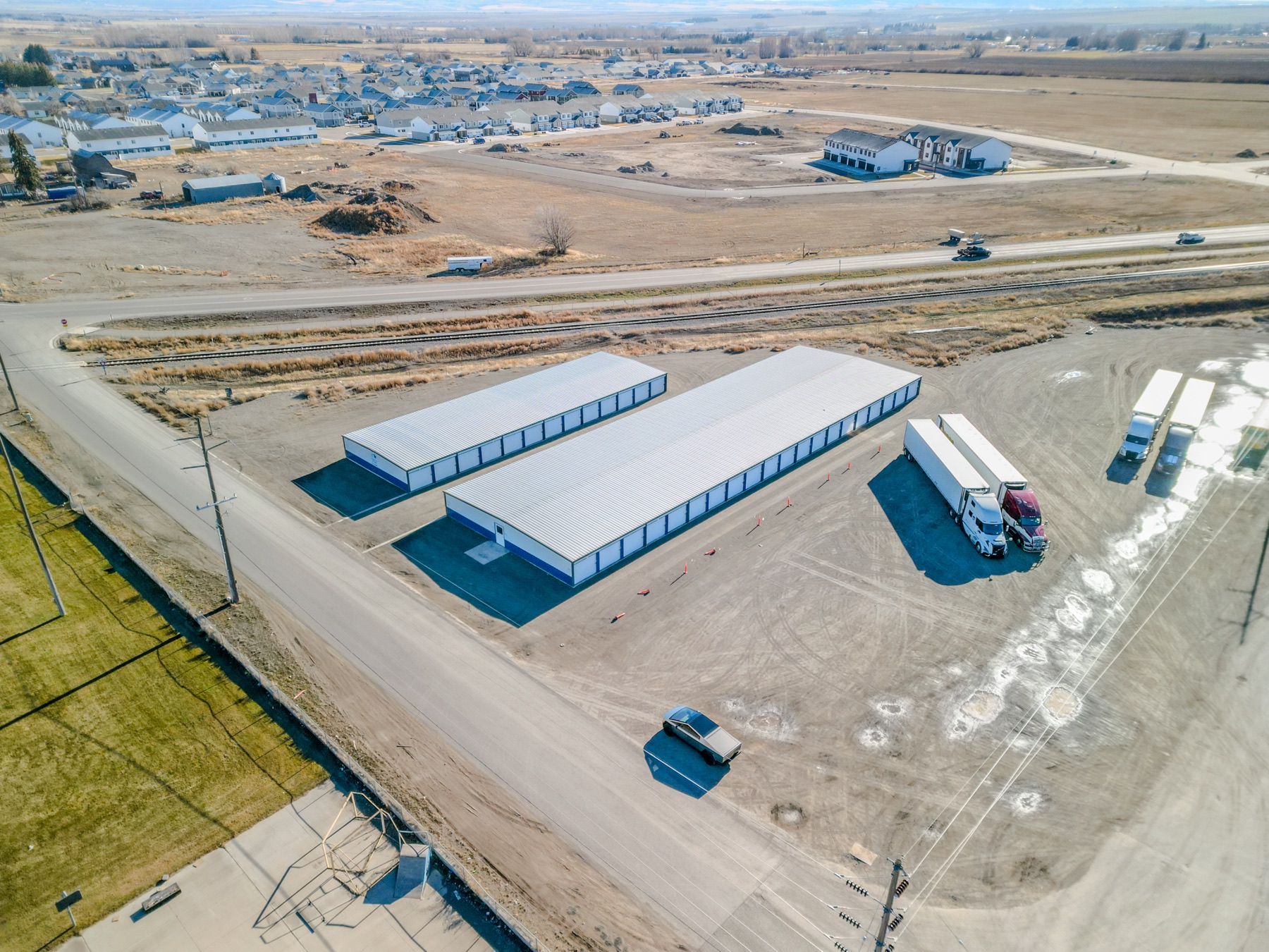 Sugar City Storage aerial view