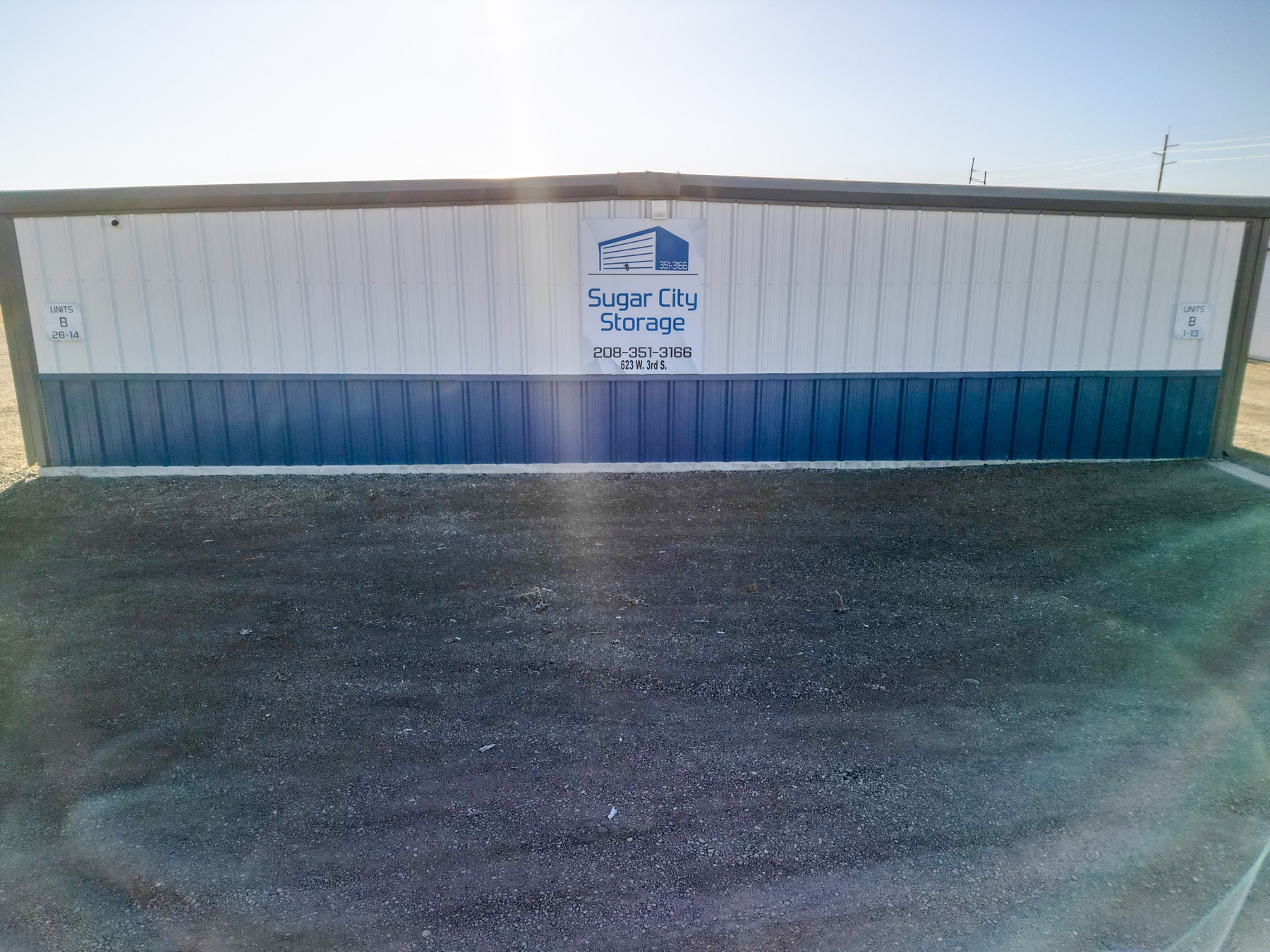 Sugar City Storage signage
